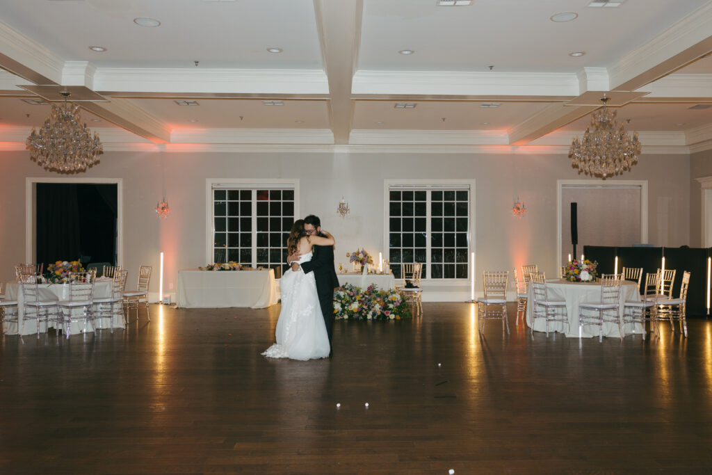 private bride and groom dance captured at two day wedding weekend photography package