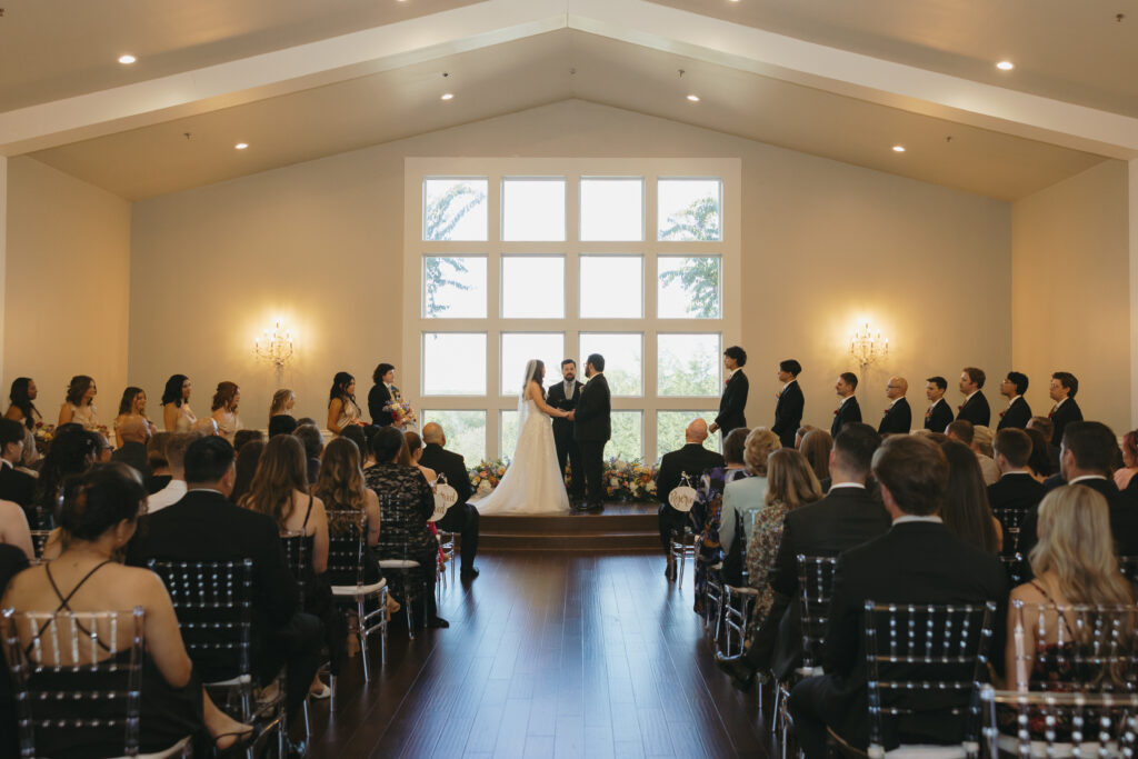 the wedding ceremony as part of the wedding photography package