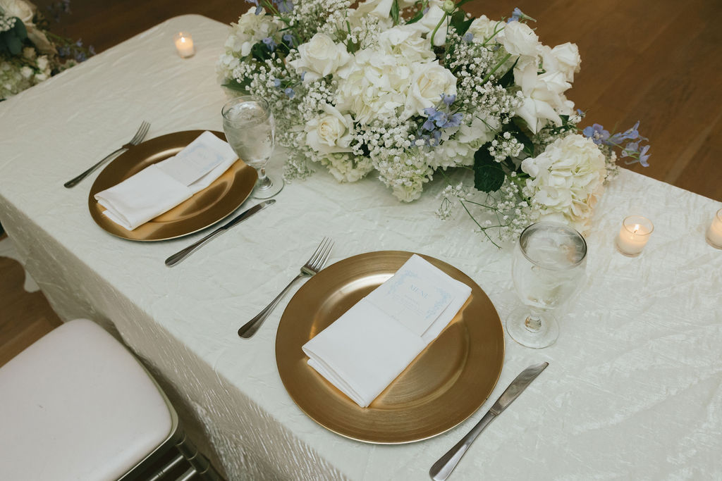 wedding table details