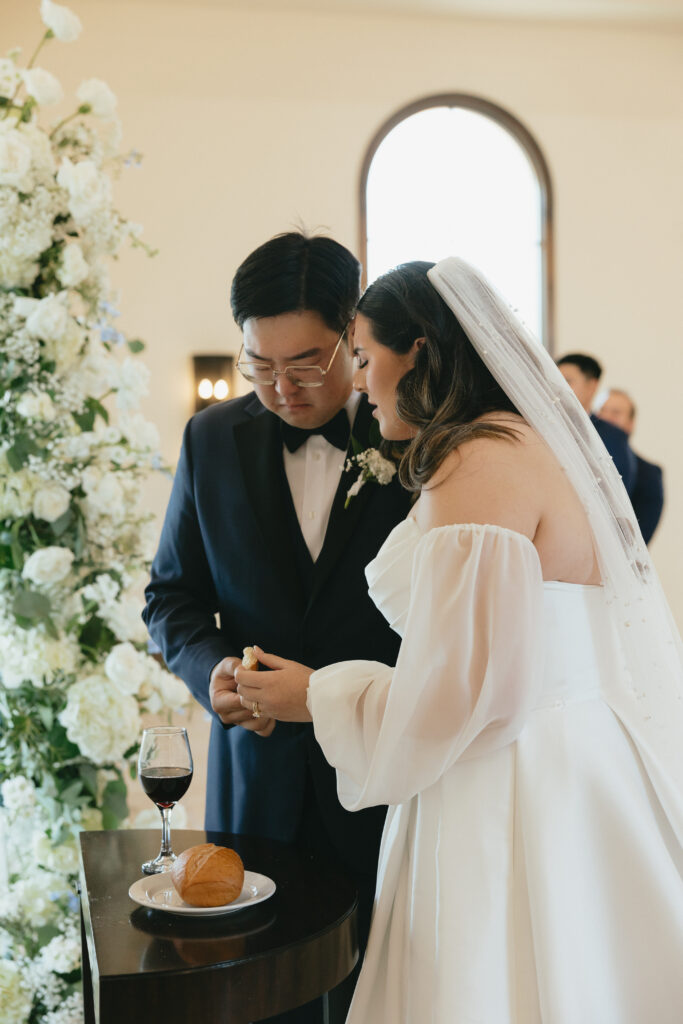 bride and groom wedding details