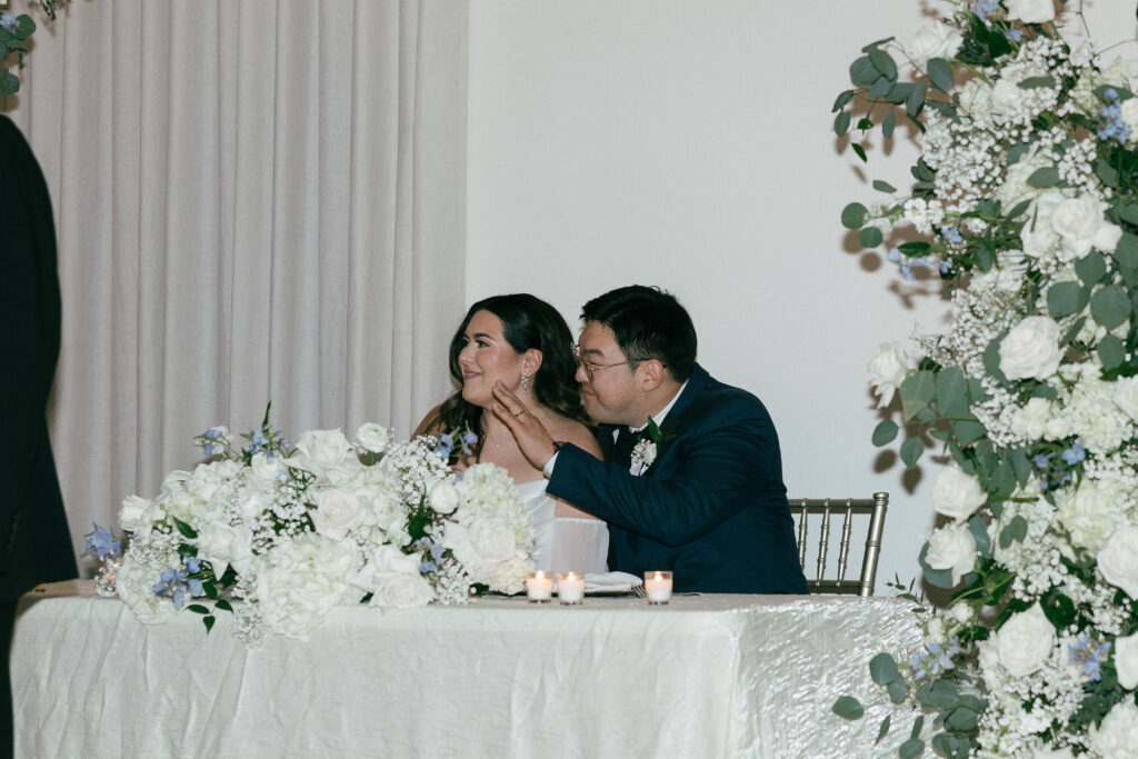 wedding florals and bride and groom details