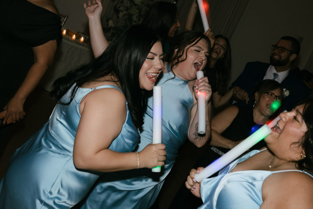 dance party wedding evening
