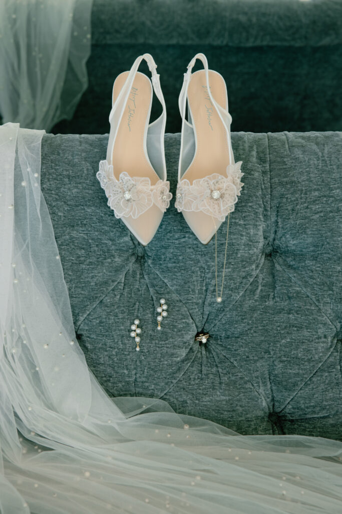wedding shoes and details
