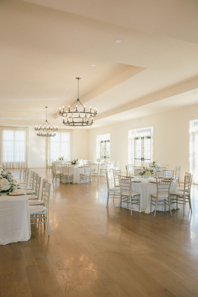 wedding reception room