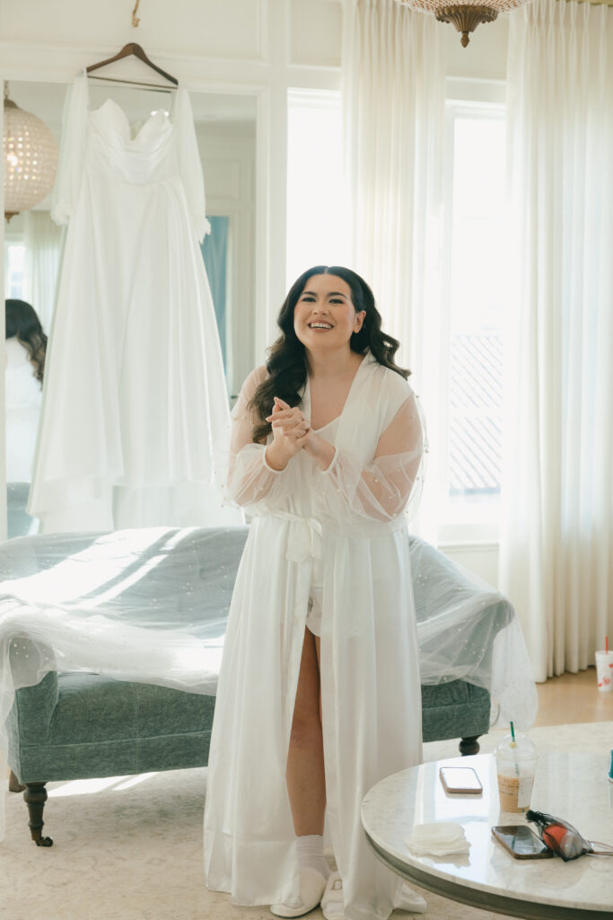 bride getting ready