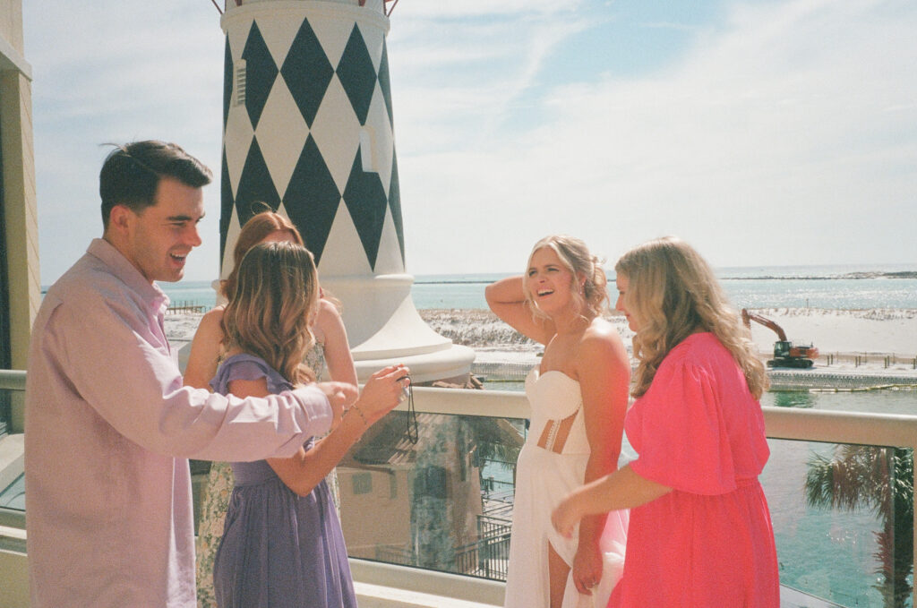 wedding guests at Destin Florida Wedding