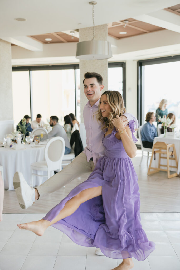 wedding brunch and dancing