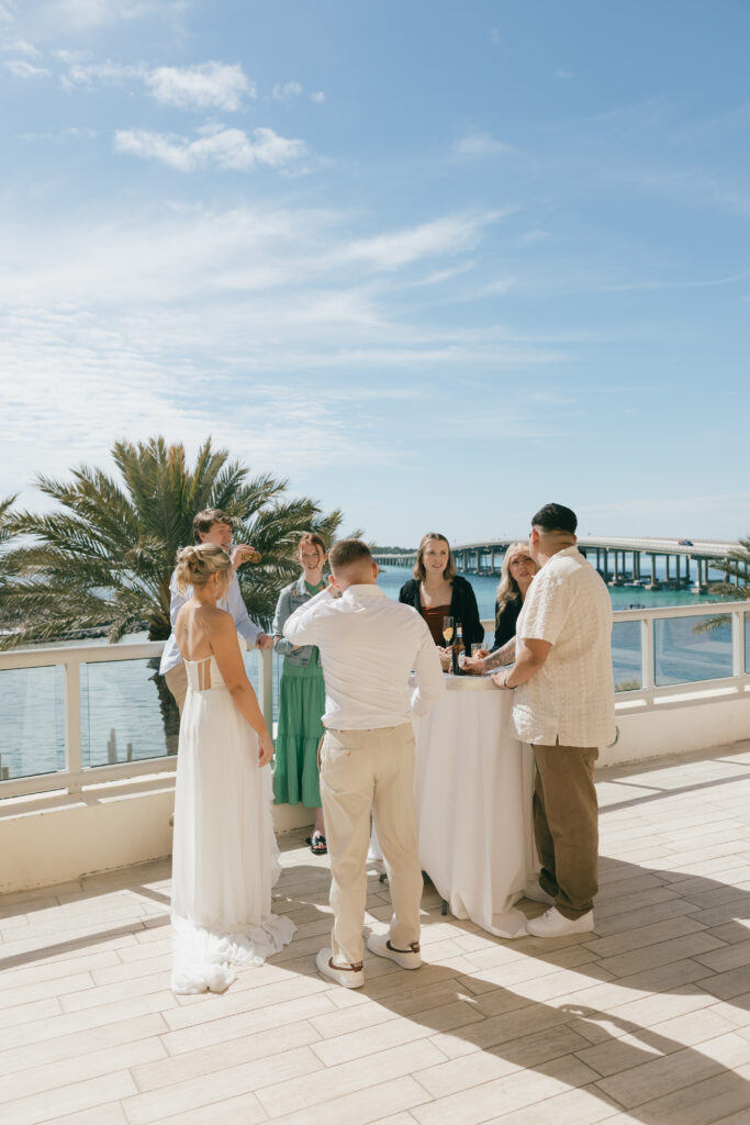 wedding guests at Destin Florida Wedding