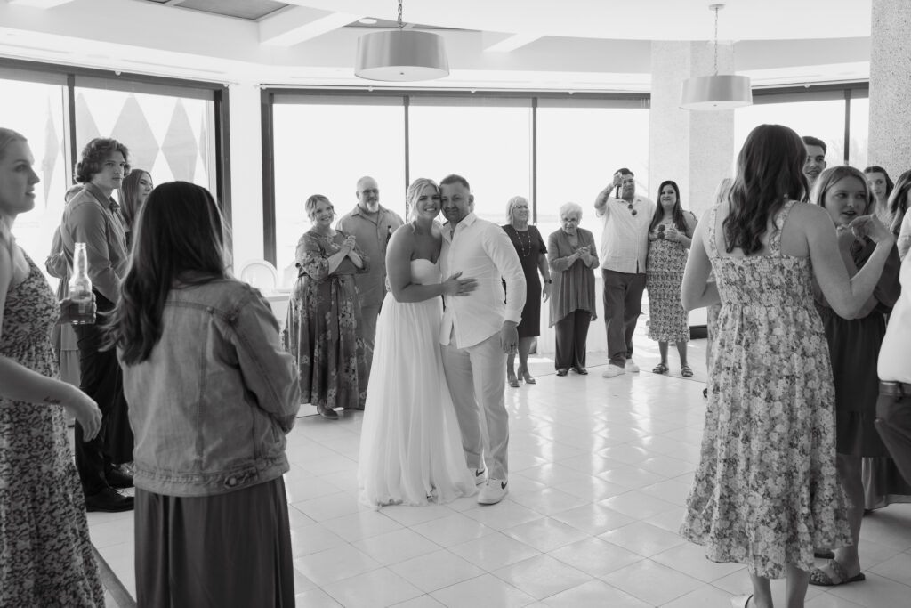 black and white wedding photography