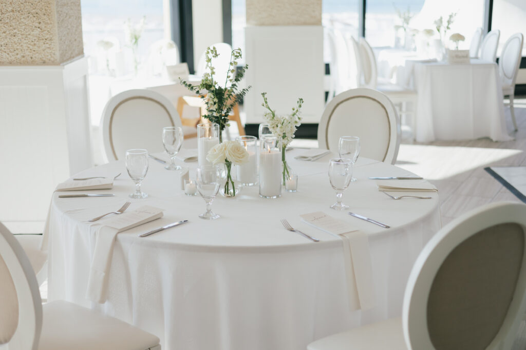 wedding table details