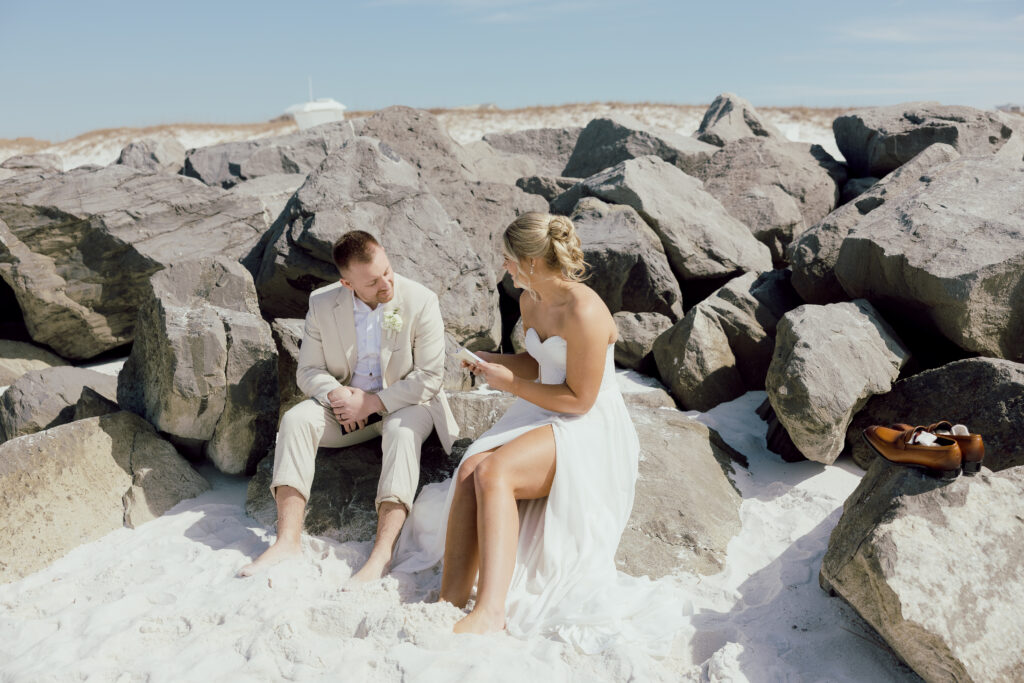 vows at Destin Florida Wedding