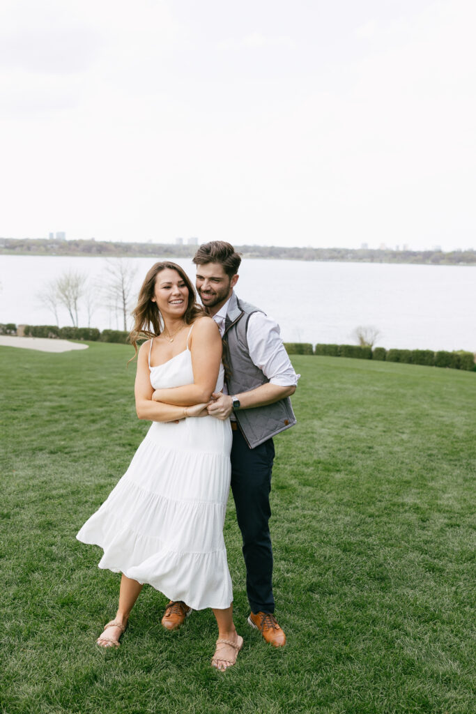 fun engagement photography