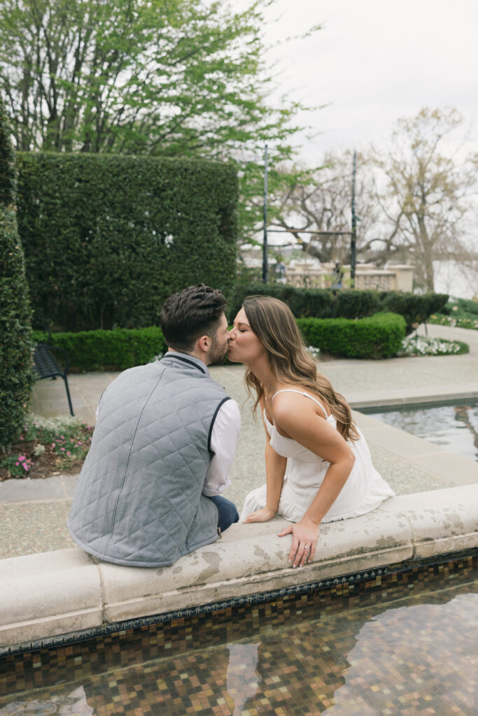 engagement photography in dallas garden engagement photos in spring