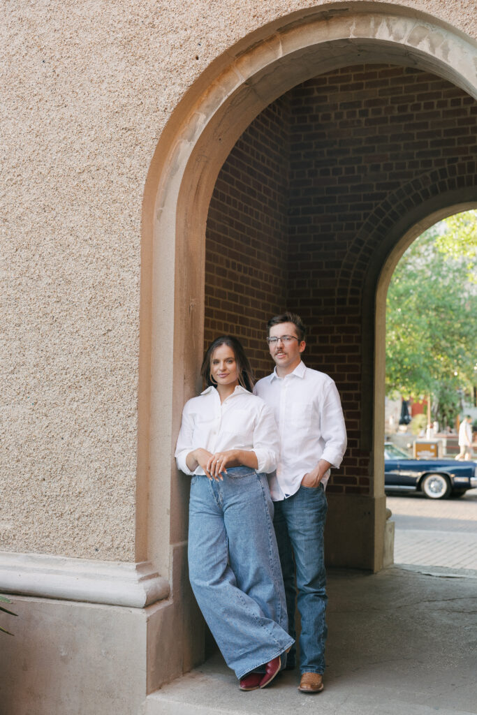 Fort Worth Stockyards engagement photoshoot