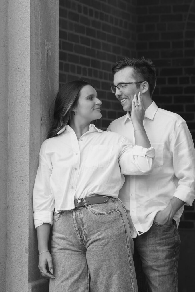 black and white couples photography