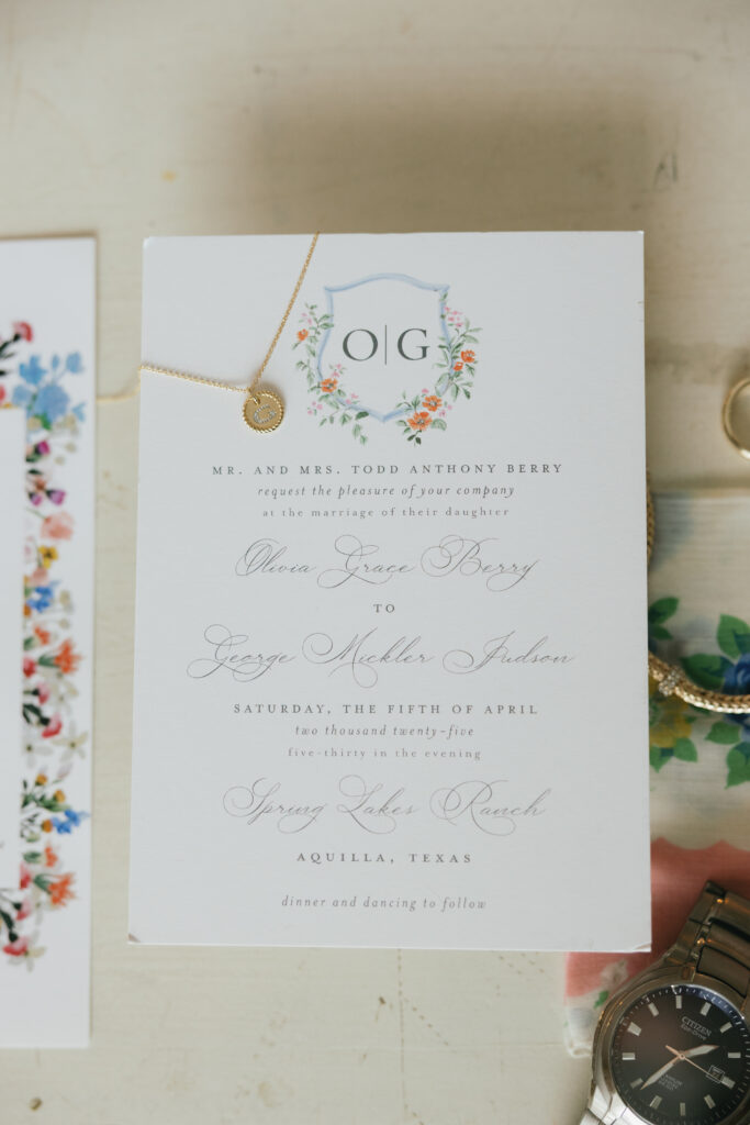 wedding flatlay photography