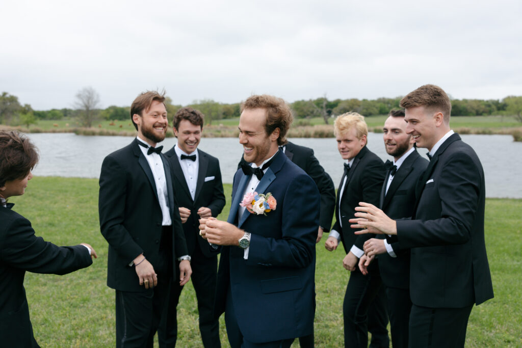 lakeside wedding in spring lakes ranch