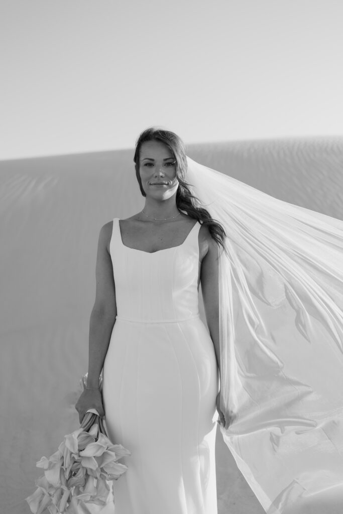 Monahans Sandhills State Park bridal photoshoot
