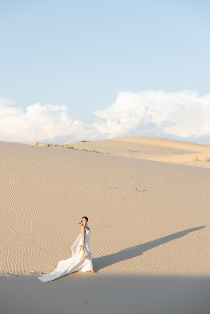 Monahans Sandhills State Park bridal photoshoot