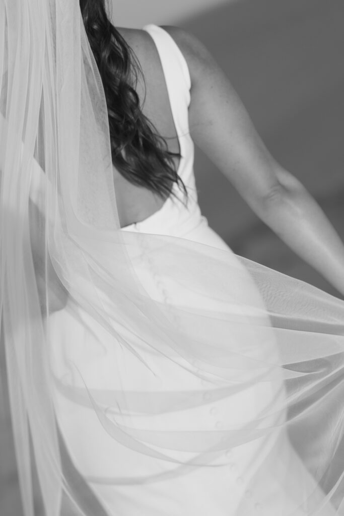 black and white wedding photography