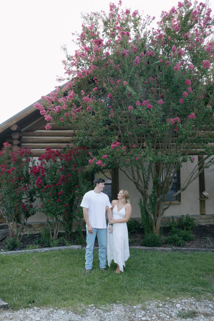 at home engagement session