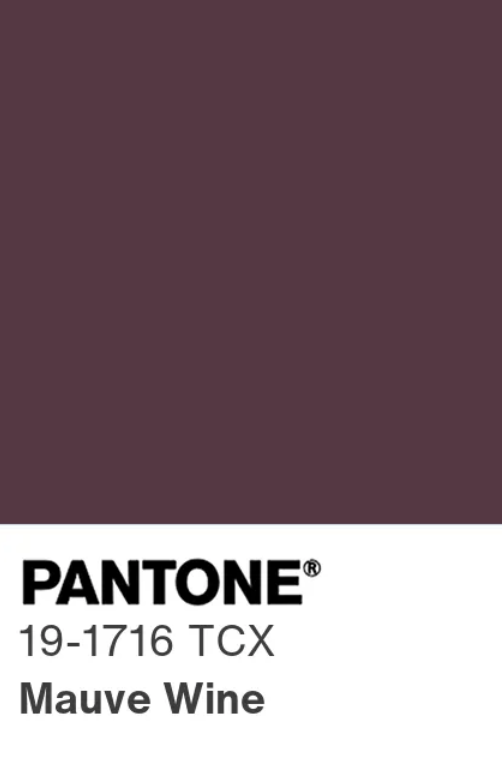 color palette inspiration with mauve wine