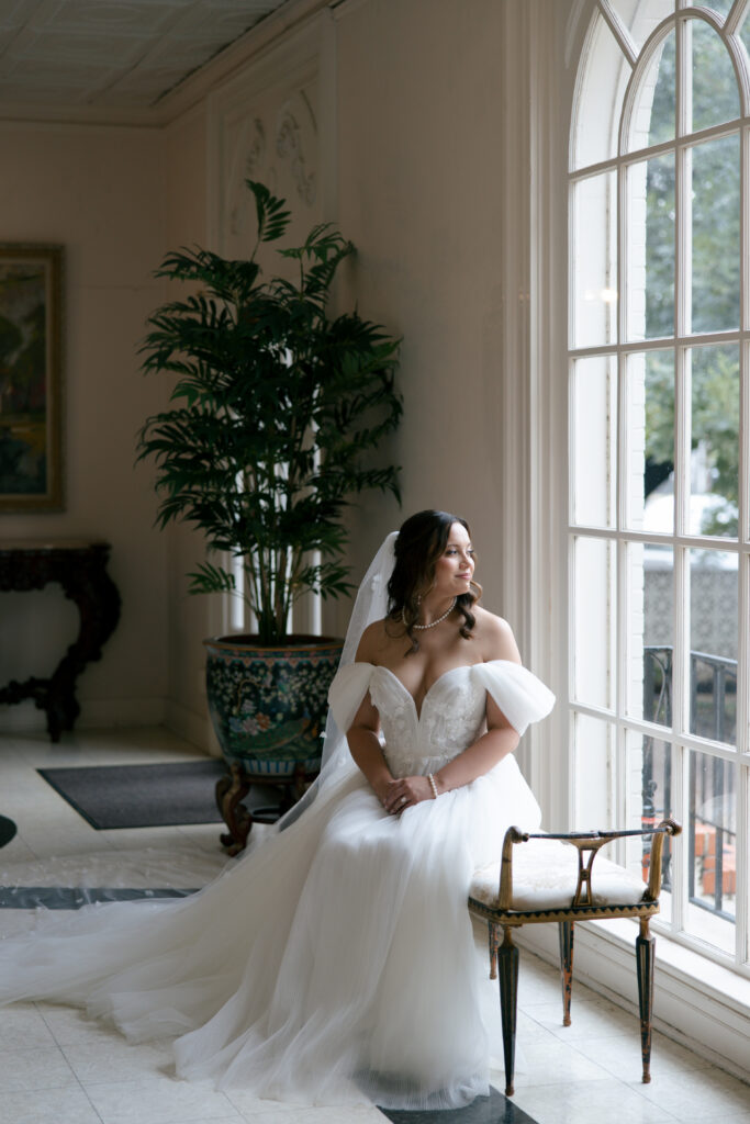 Bridal Photography Session at the Fort Worth Woman's Club