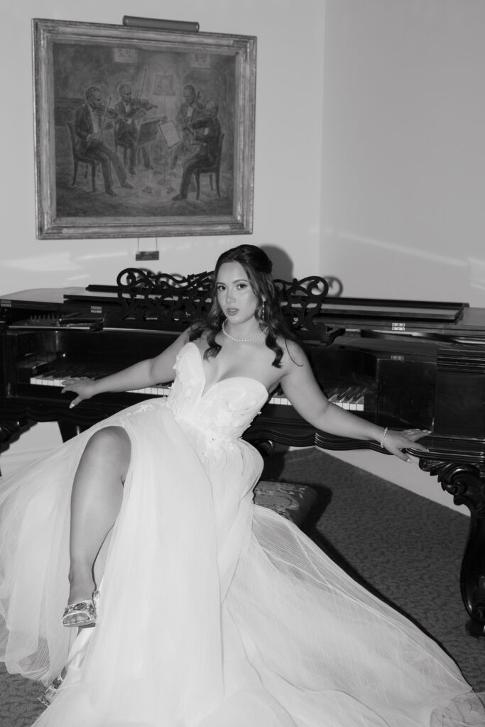 Bridal Photography Session at the Fort Worth Woman's Club