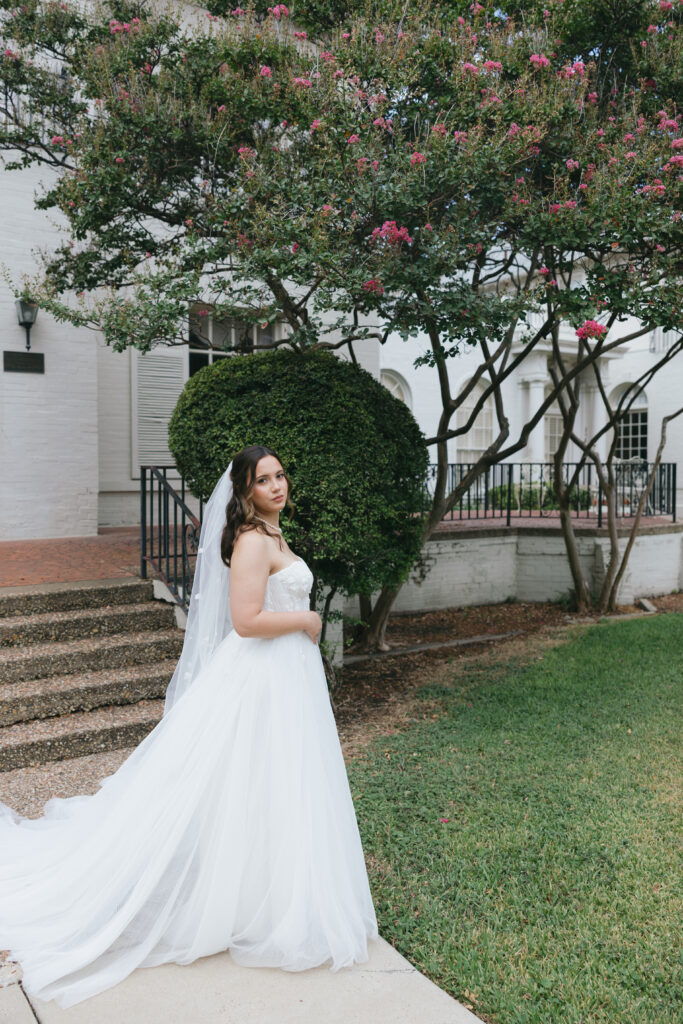 Bridal Photography Session at the Fort Worth Woman's Club