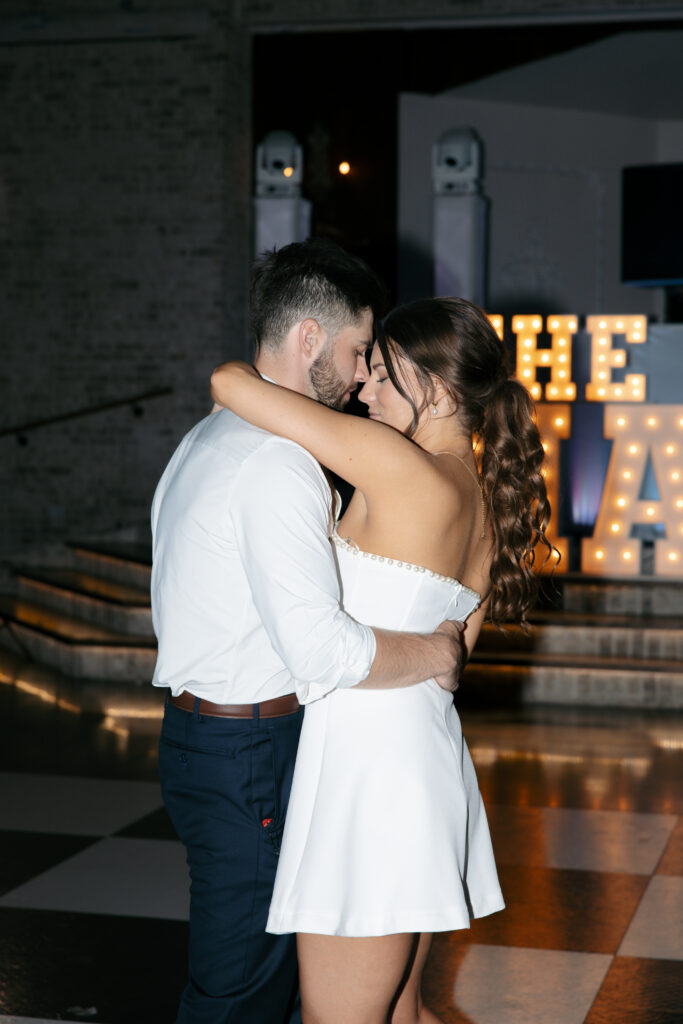 A romantic slow dance for the bride and groom to end the night.